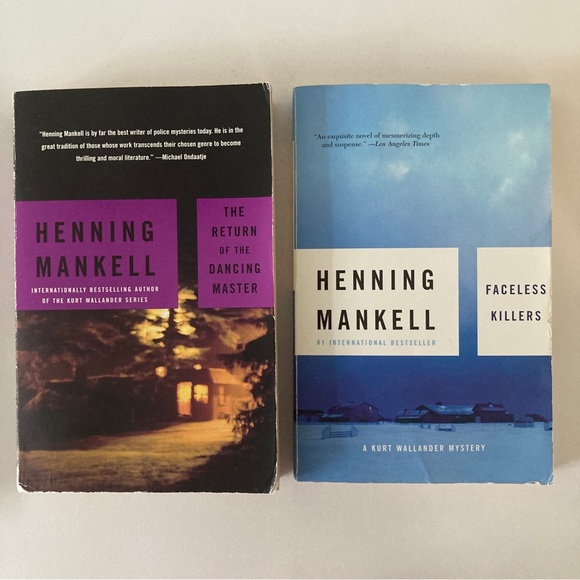 7 Hanning Makell Books Kurt Wallander Series - Picture 5 of 12